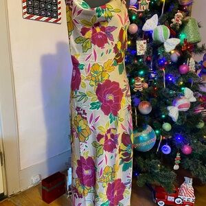Floral Multicolor Maxi Dress